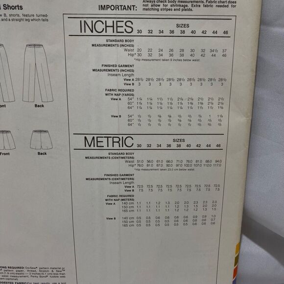 1979 Stretch and Sew Pants And Shorts Design Patterns by Ann Person - Picture 7 of 9